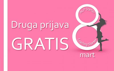 Druga prijava GRATIS: iskoristite našu osmomartovsku ponudu